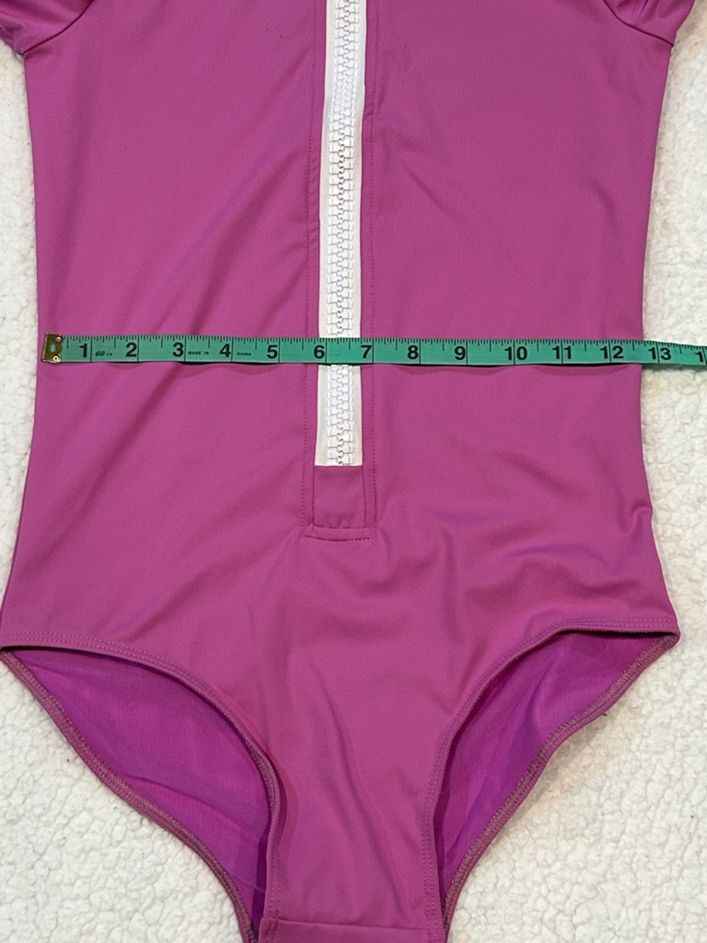 Free People Watskin Ryann UV Protection One-Piece Surf Suit Small Wineberry Pink - Picture 12 of 15